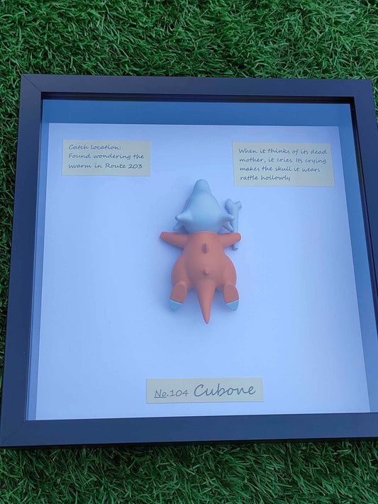 Handmade Cubone inspired pokemon taxidermy