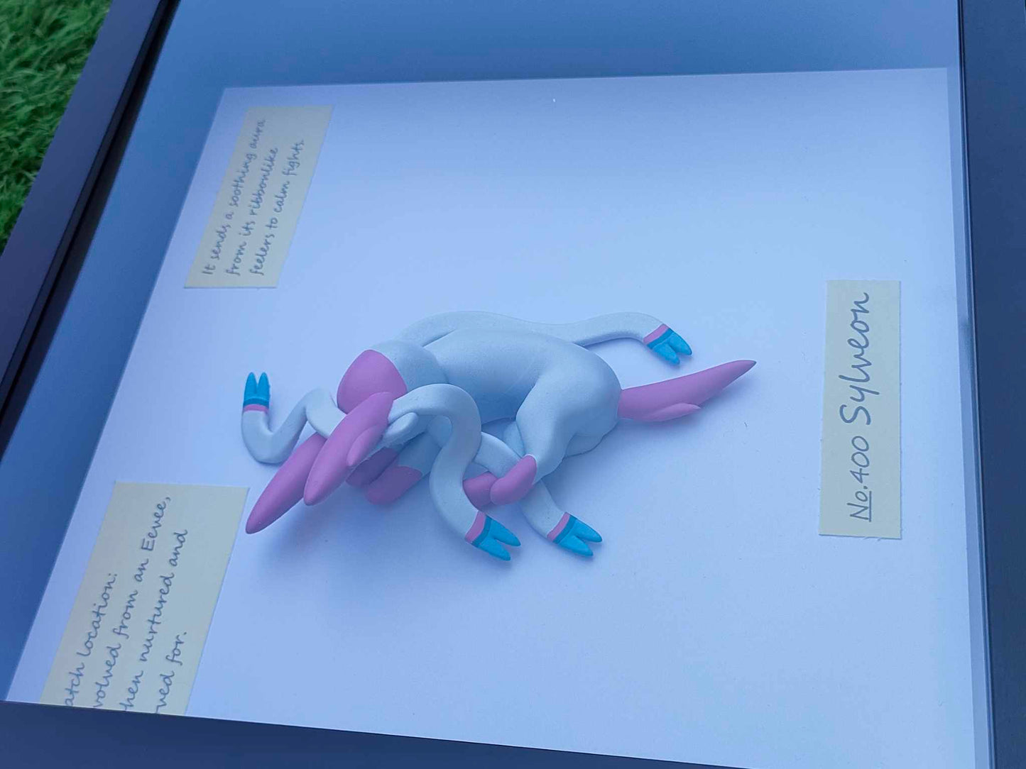Handmade Sylveon inspired pokemon taxidermy