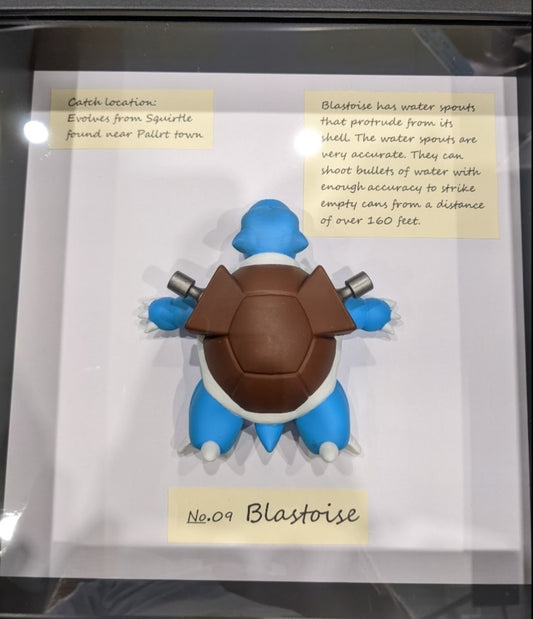 Pokemone inspired Handmade Blastoise Taxidermy